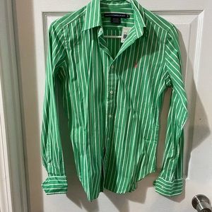 Green and white Raul lauren polo